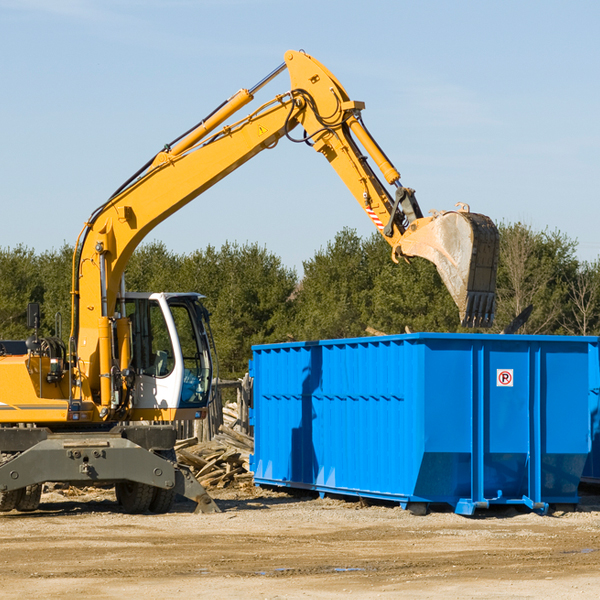 can i request a rental extension for a residential dumpster in Goreville IL